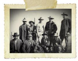 One of the posse's who tracked Queho unsuccessfully. Photo from Desert Magazine.